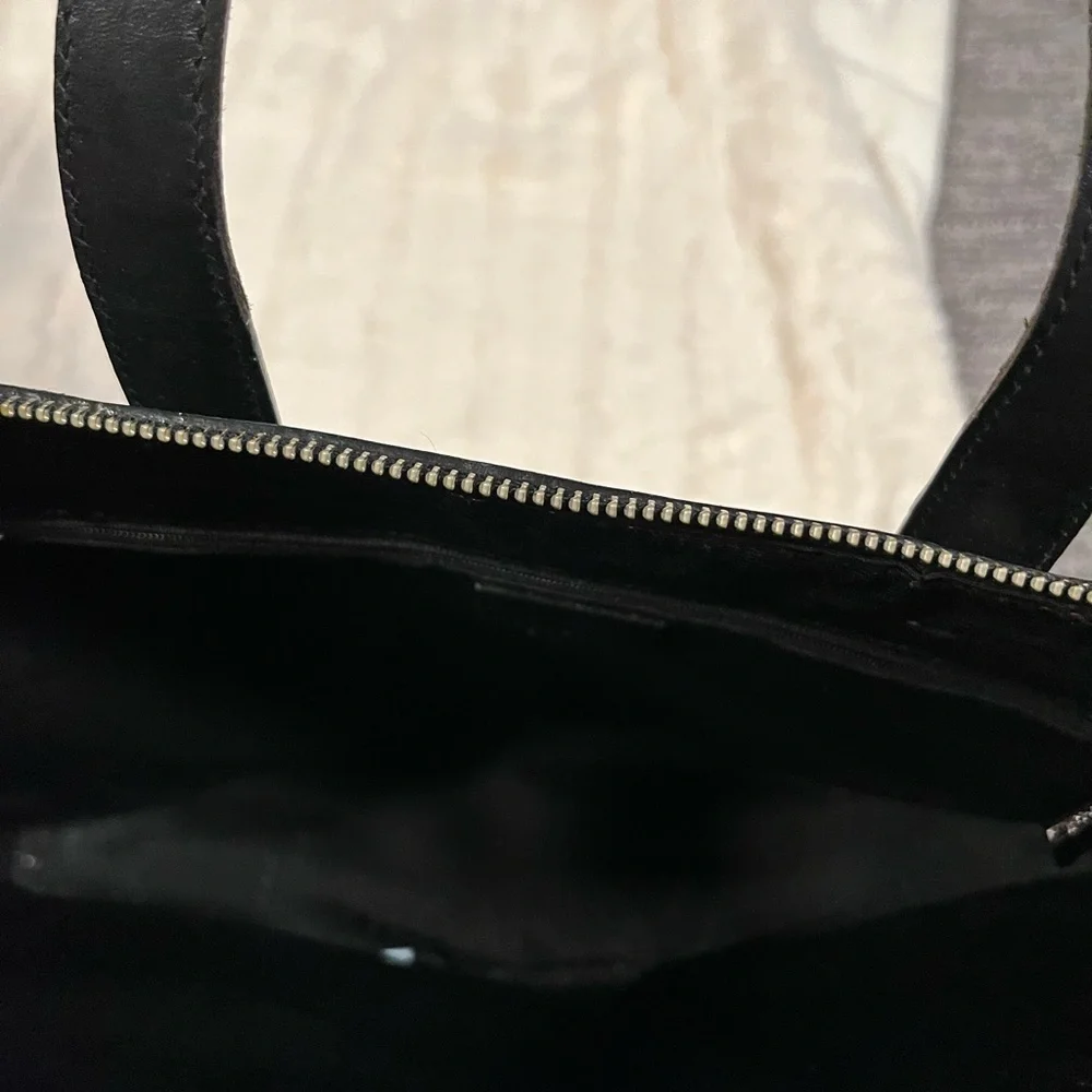 Cole Haan Men's Black Leather Briefcase